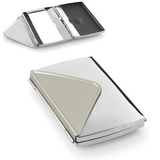 Визитница "Конверт"; 6,5х9,9 см; металл