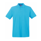 Поло "Premium Polo", лазурно-голубой_S, 100% х/б, 180 г/м2 Поло "Premium Polo", лазурно-голубой_S, 100% х/б, 180 г/м2