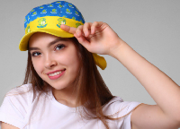 Бандана Самура с козырьком, с полной запечаткой