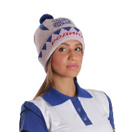 Шапка Бэн двухслойная взрослая, вязаная с рисунком