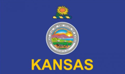 Флаг штата Канзас (США) 90х135 см